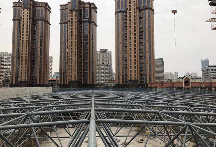 简阳螺栓球网架结构